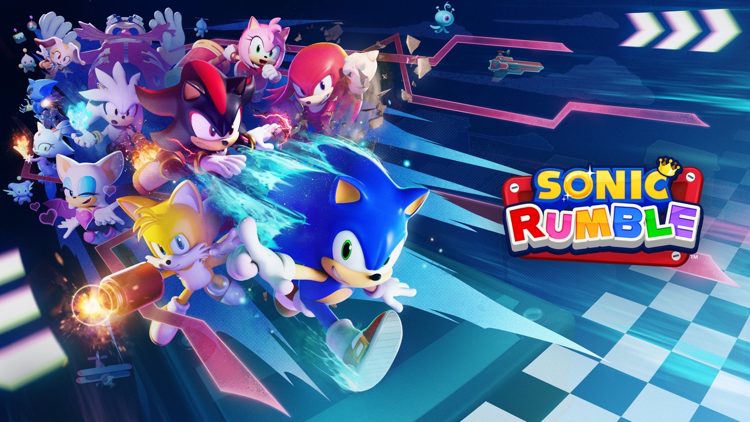 Key Art-Banner von Sonic Rumble