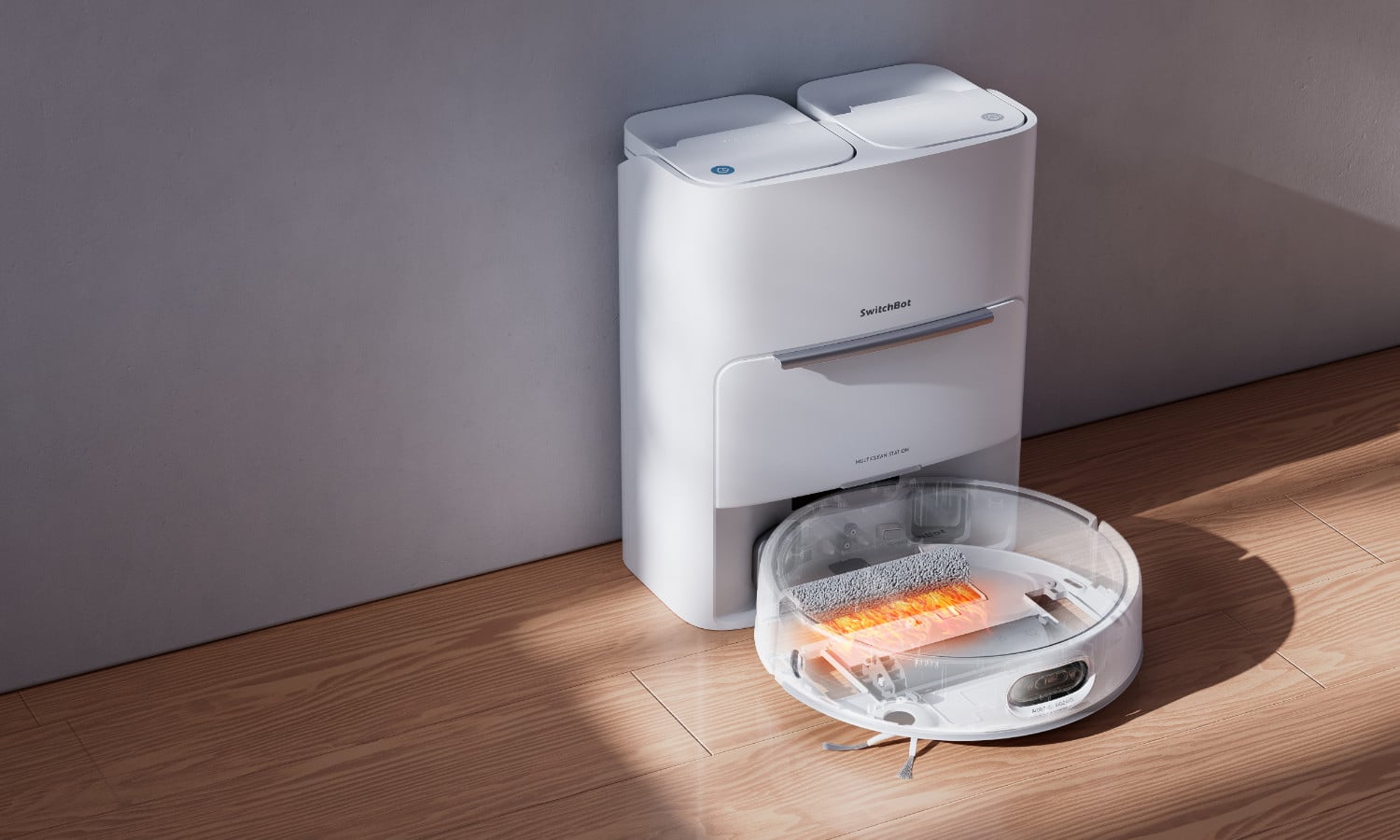 SwitchBot S20 in der Dockingstation