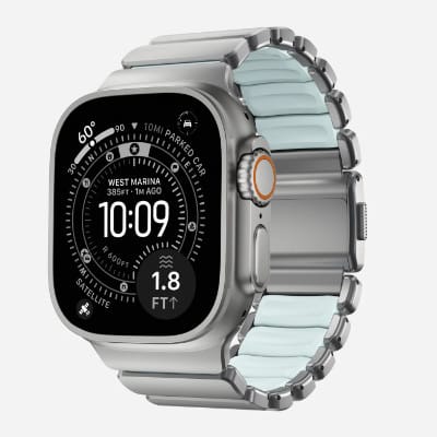 Nomad Stratos Band: Jetzt auch als leuchtendes Titan-Gliederarmband