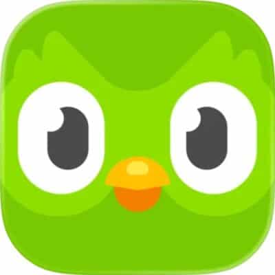 Icon der App Duolingo
