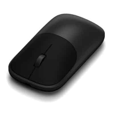 Die Satechi Slim Ex Wireless Maus in Schwarz