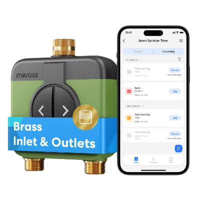 Meross MST200: Zwei Zonen, smarte Bewässerung und Wettersteuerung