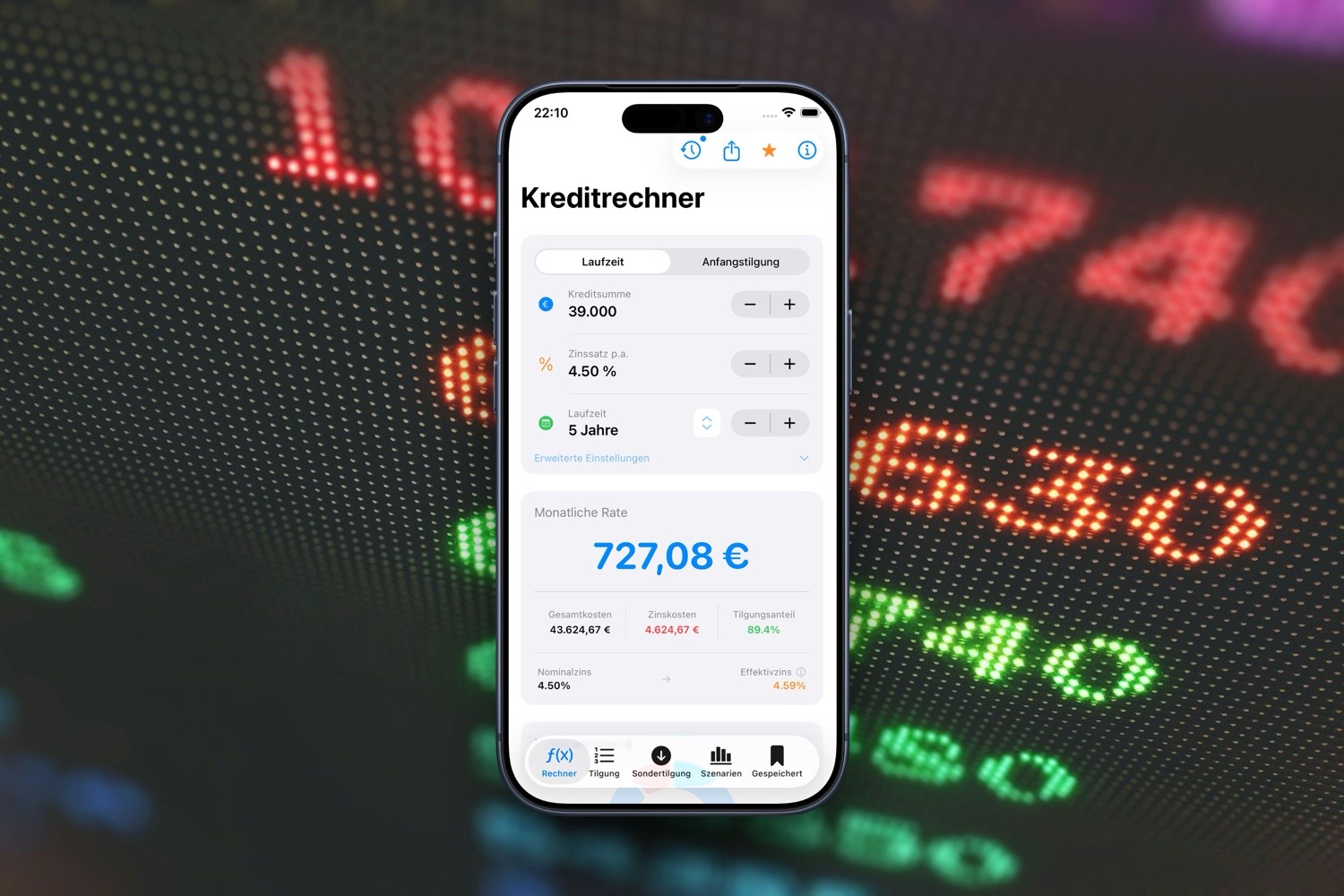 <span class="entry-title-primary">Kredit Klar: Mit dieser App behaltet ihr Tilgungspläne und Baufinanzierung im Blick</span> <span class="entry-subtitle">Erhältlich für iPhones, iPads und den Mac</span>
