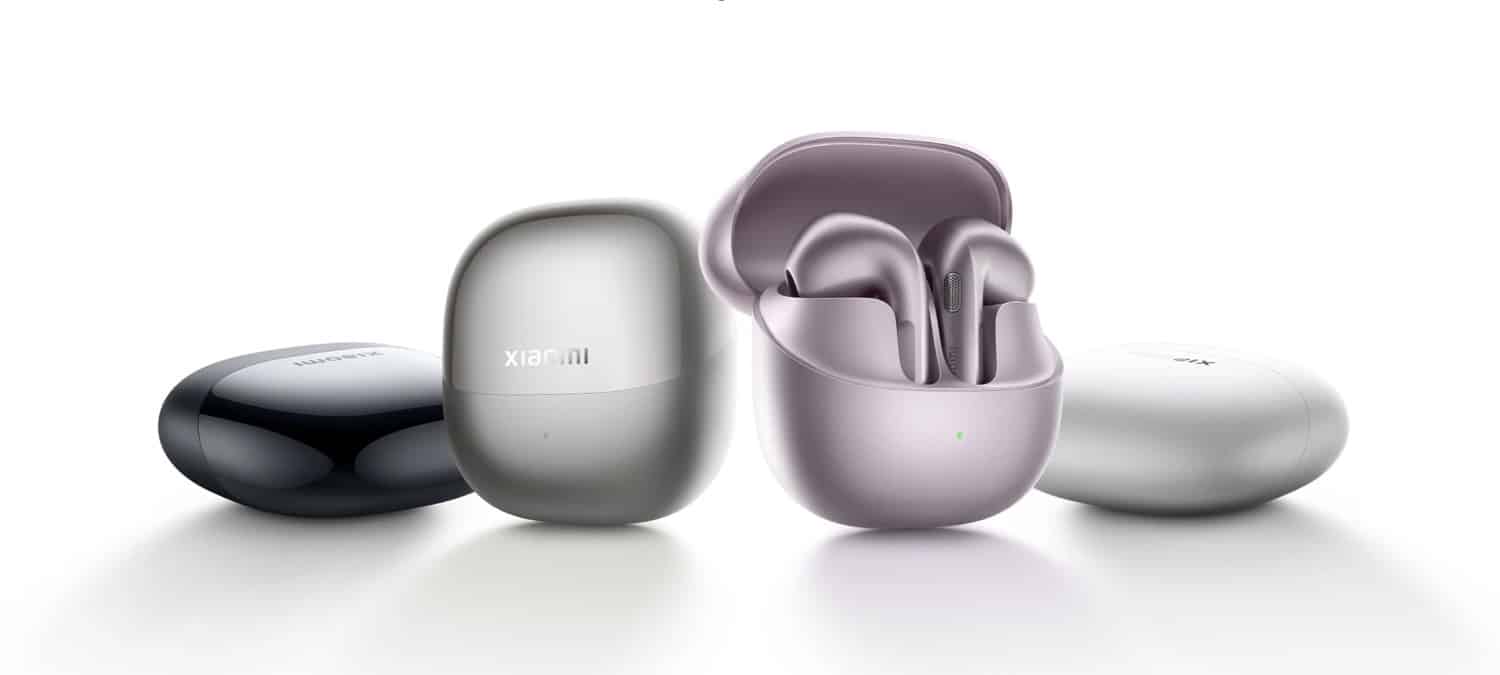 Xiaomi Buds 6 in vier verschiedenen Farben