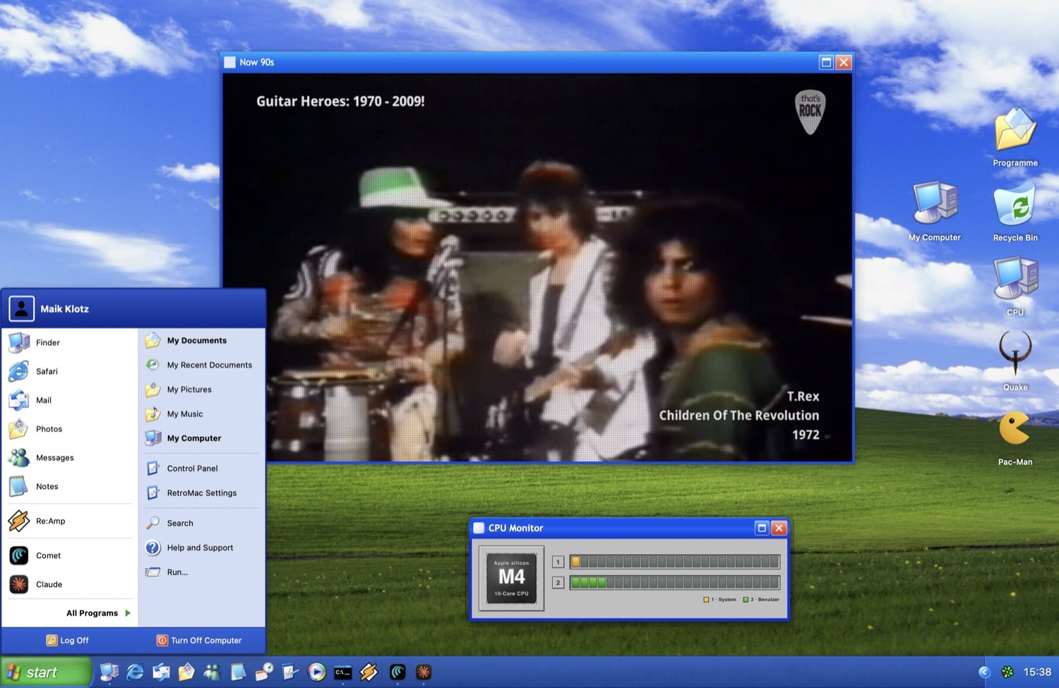Windows XP Design für den Mac mit RetroMac
