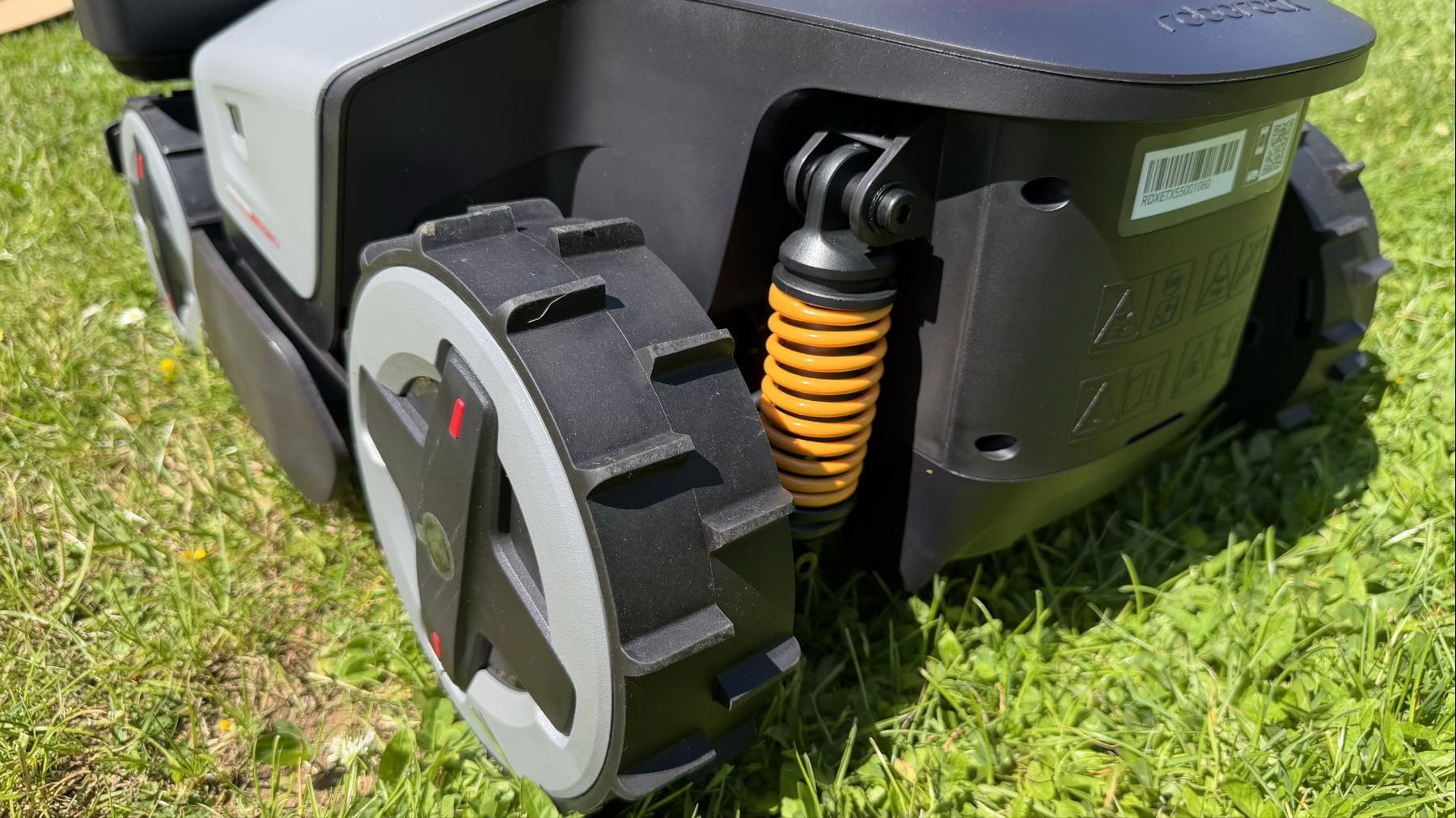 Federung des Roborock RockMow Z1