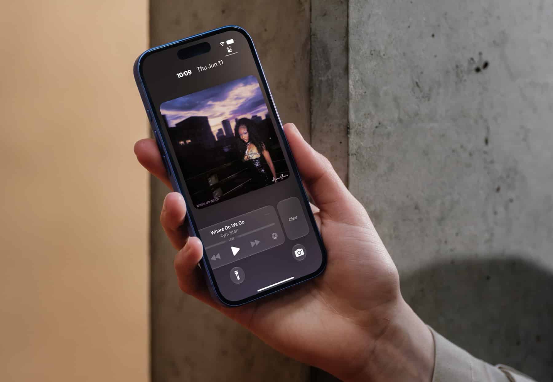 Musik Widgets in iOS 27
