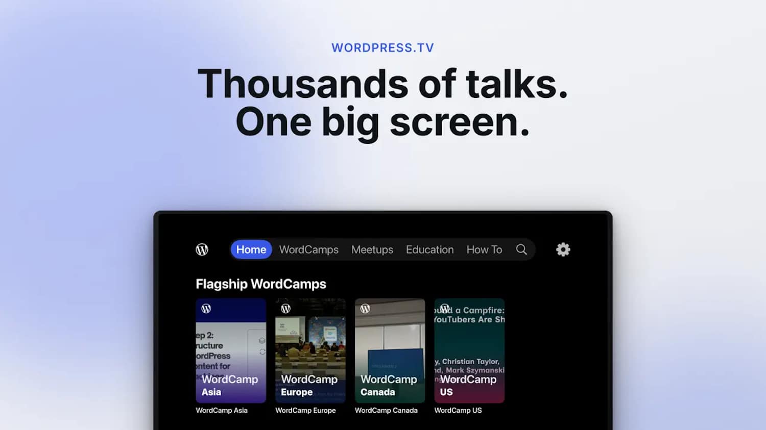 WordPress TV auf dem Apple TV