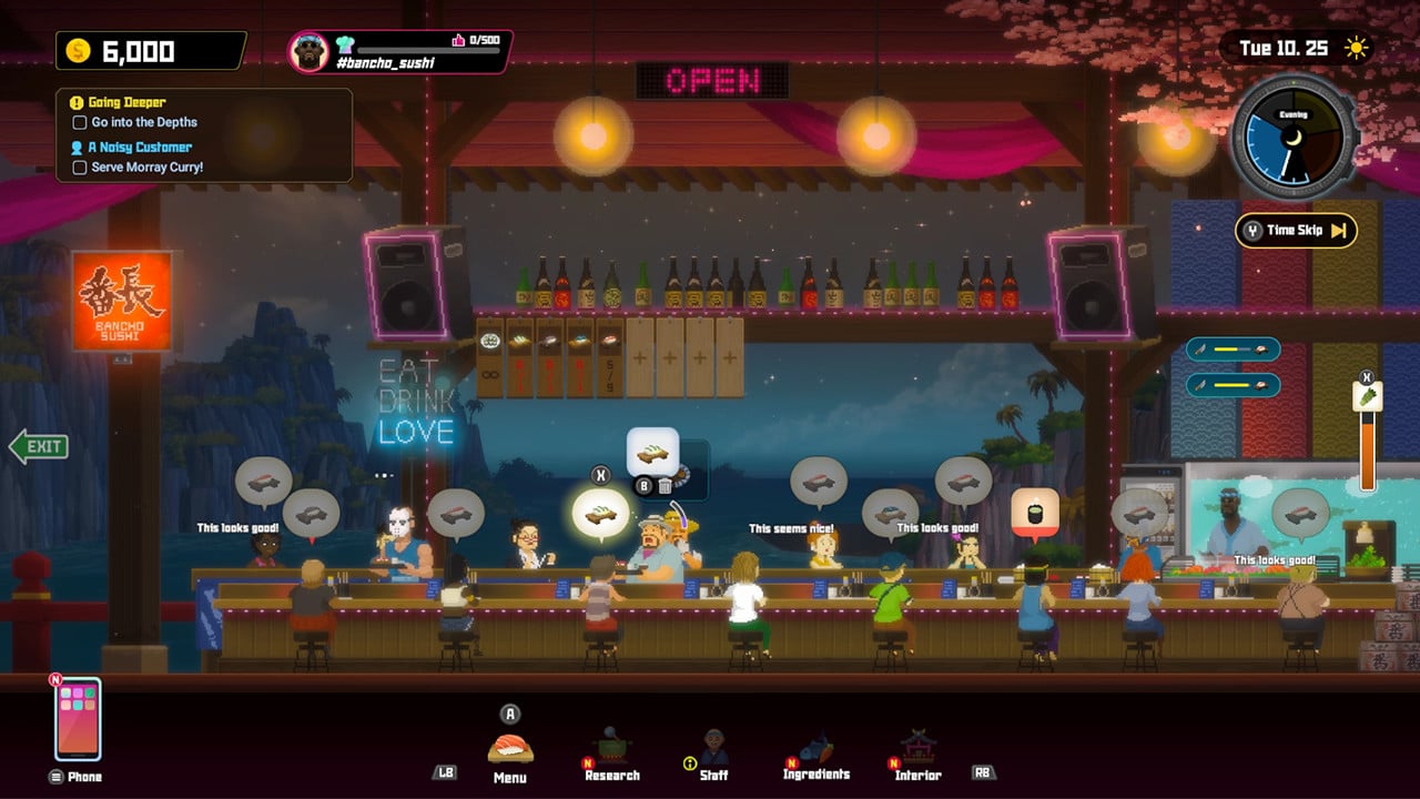 Sushi Restaurant in Dave the Diver