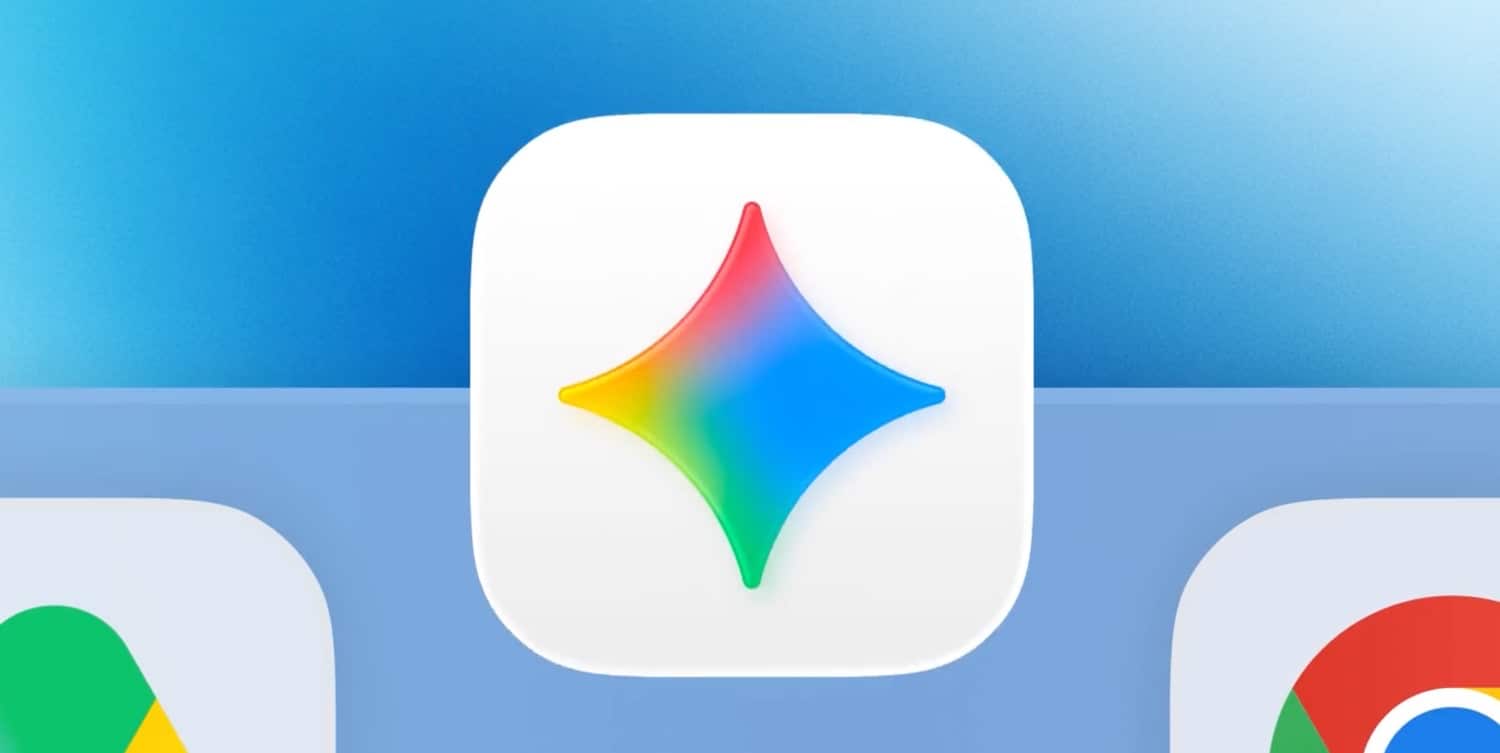 Google Gemini-Icon in einem macOS-Dock