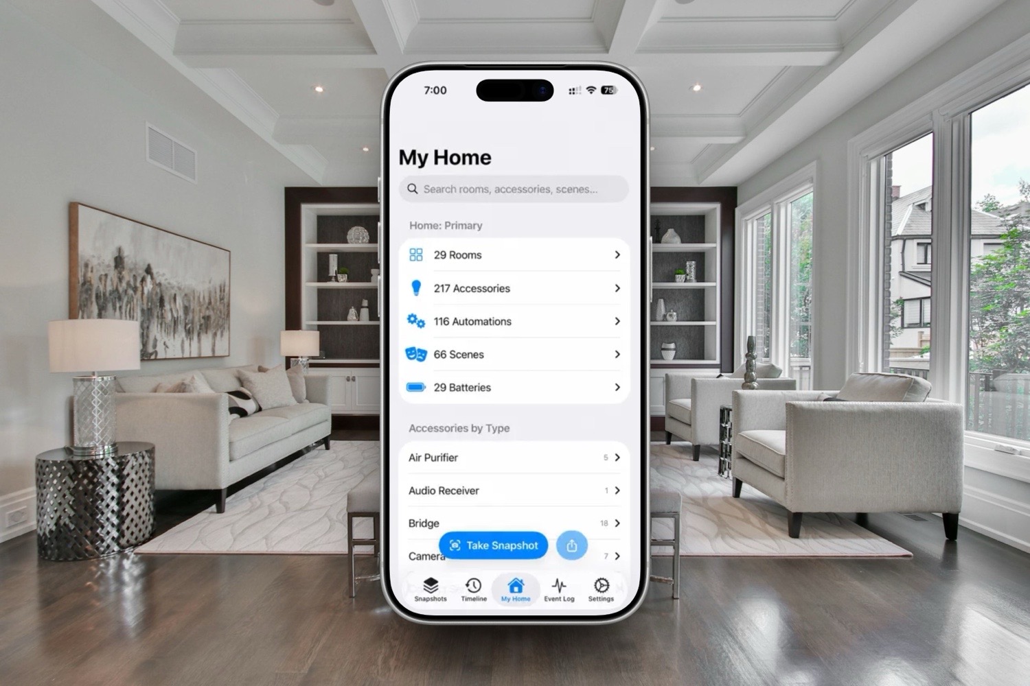 <span class="entry-title-primary">HomeSnap: Eine neue App, die das HomeKit-System im Blick behält</span> <span class="entry-subtitle">Inklusive Widgets für einen schnellen Überblick</span>