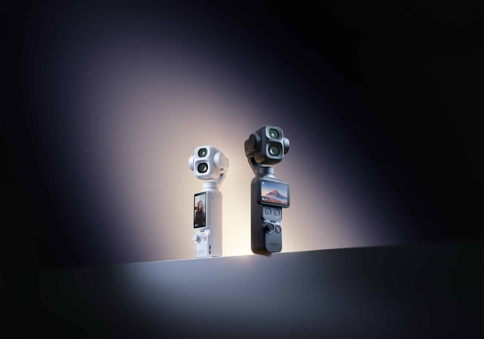 DJI Osmo Pocket 4P in weiß und schwarz