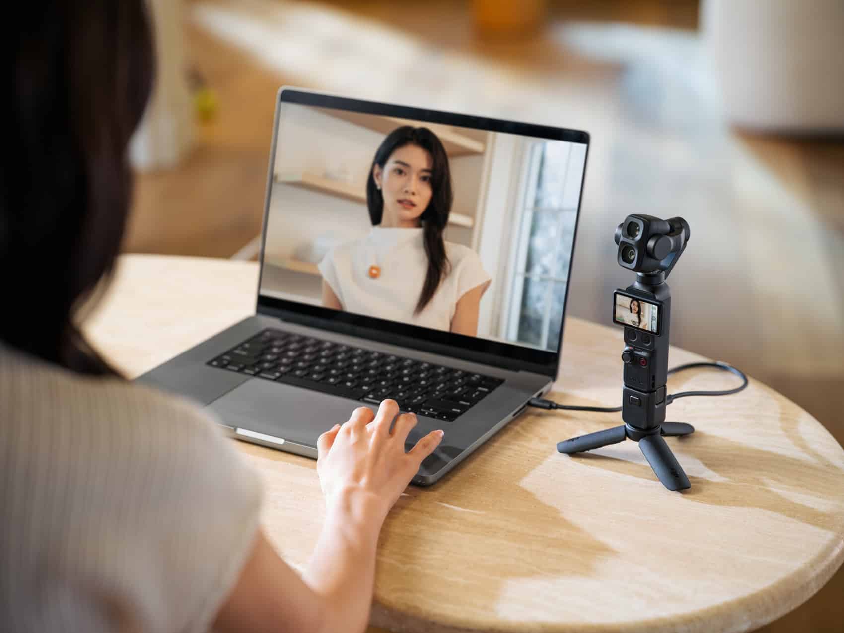 Die DJI Osmo Pocket 4P als Webcam