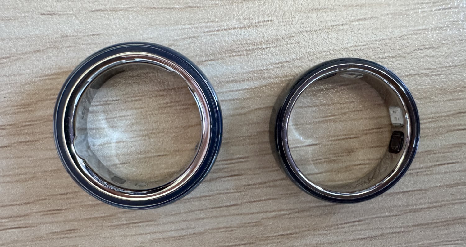 Größenvergleich: Oura Ring 4 Ceramic vs Oura Ring 5