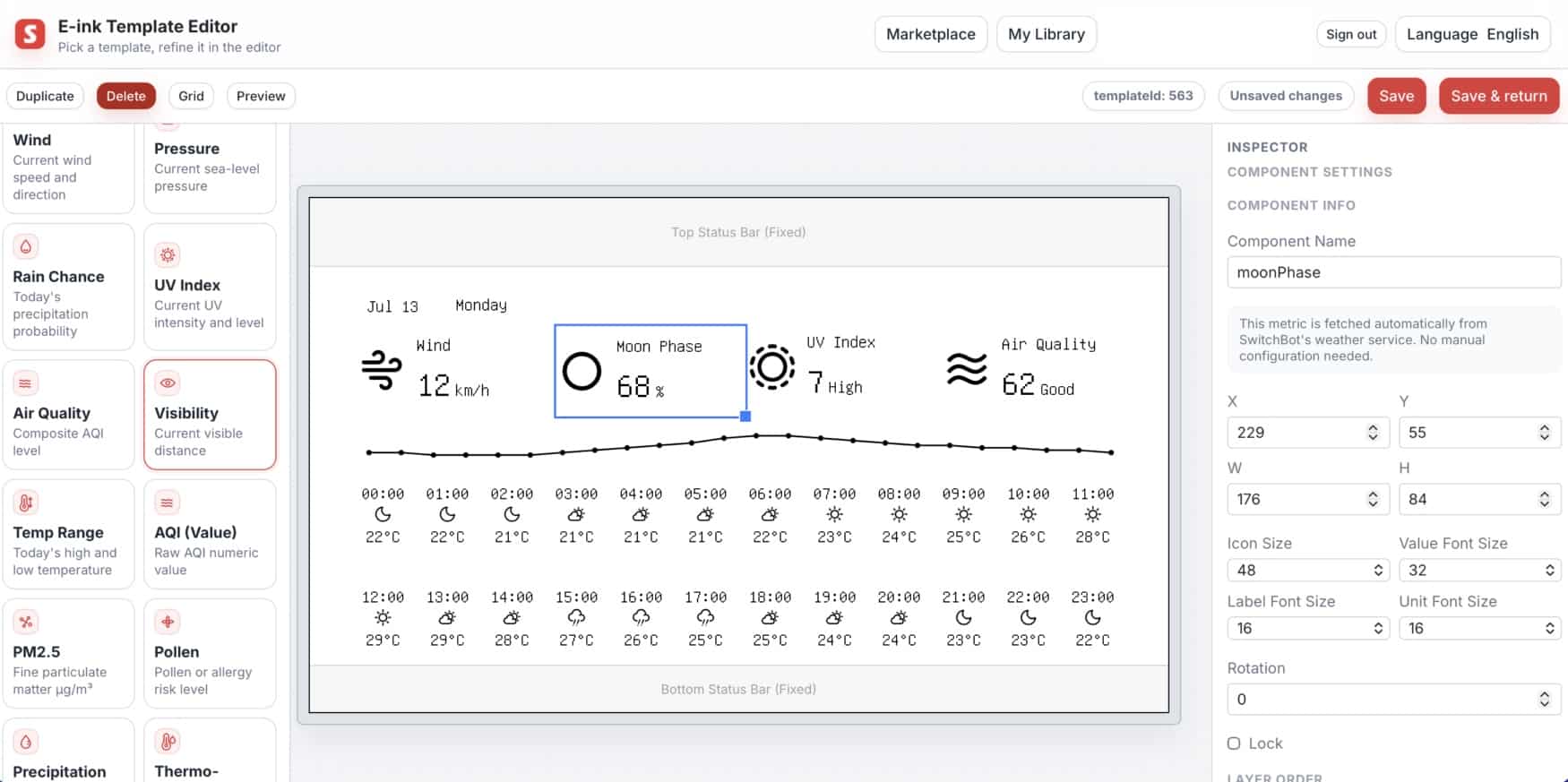 SwitchBot Wetterstation Editor