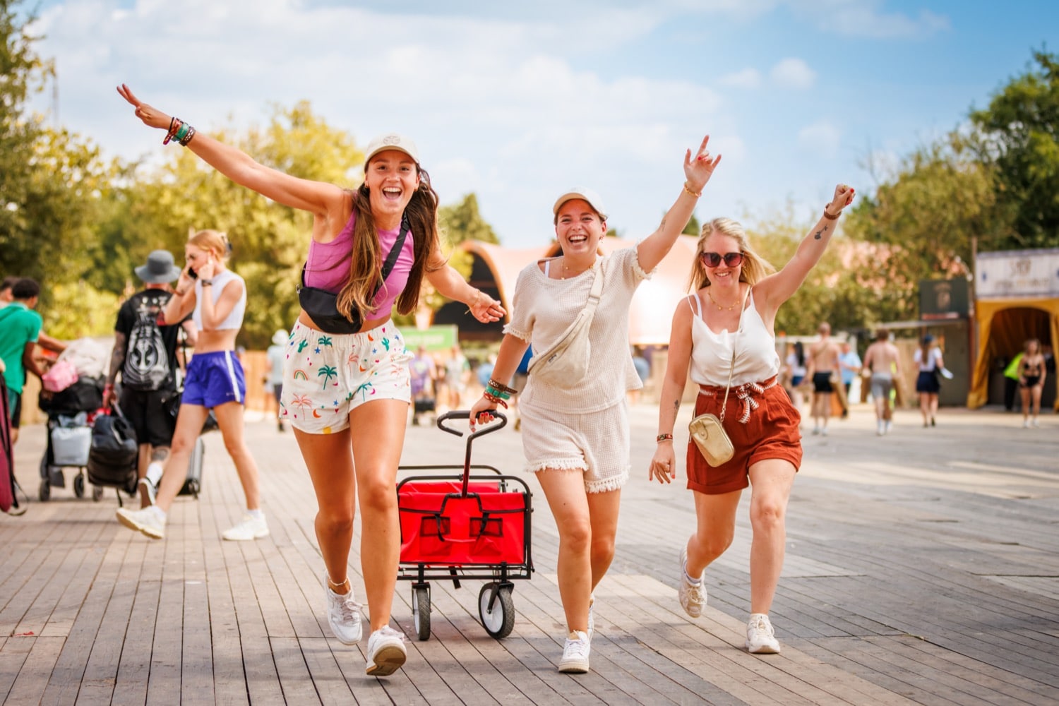 Fans auf dem Tomorrowland Festival