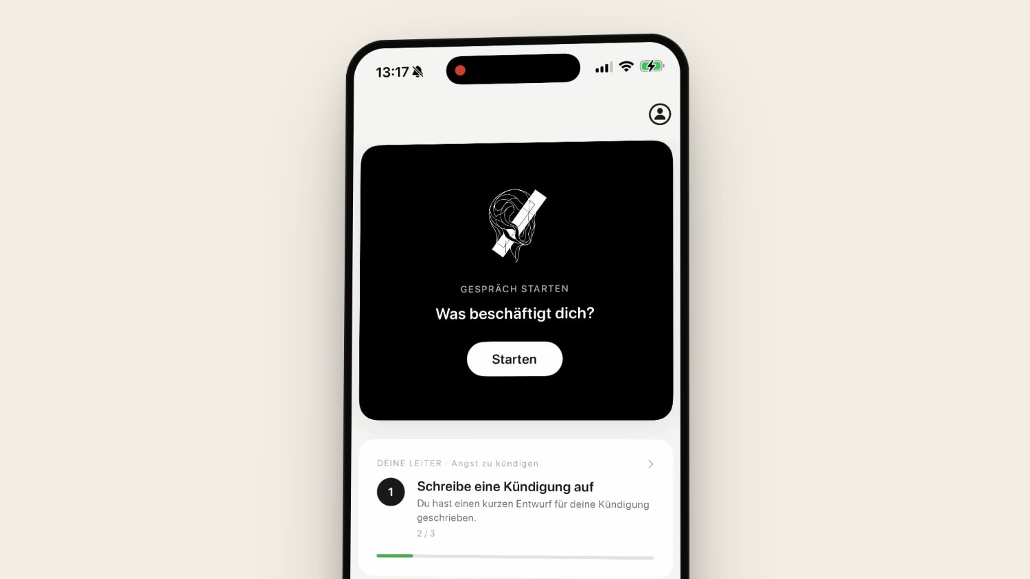 Face It auf dem iPhone