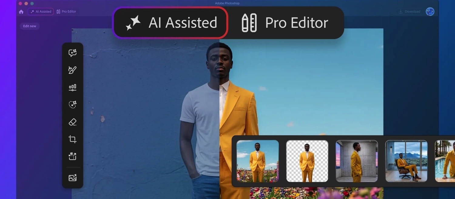 KI-Editor in Adobe Photoshop