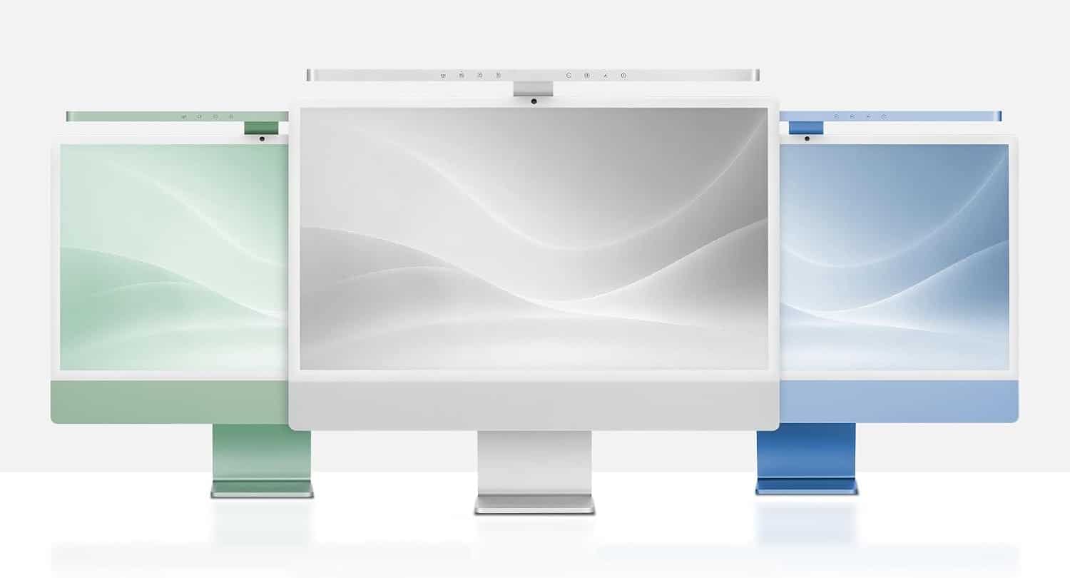BenQ iScreenBar ist an einem iMac angebracht