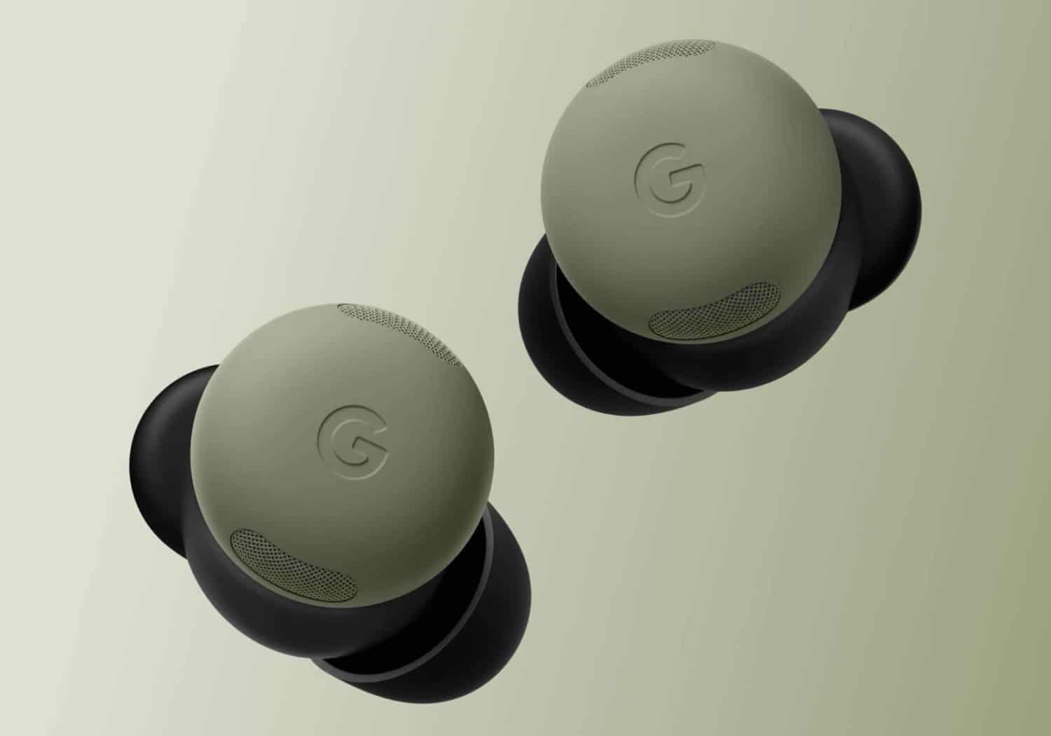 Google Pixel Buds Pro 2 in der neuen Farbe Olive