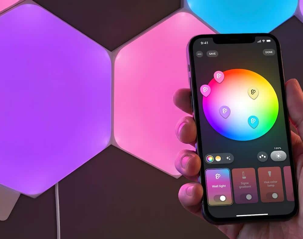 Philips Hue App und Nanoleaf Module