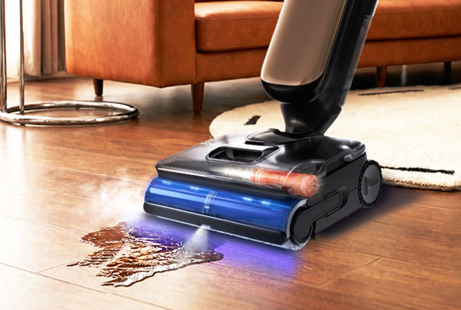 Tineco Floor One S9 Artist Boost Steam saugt hartnäckigen Schmutz am Boden auf