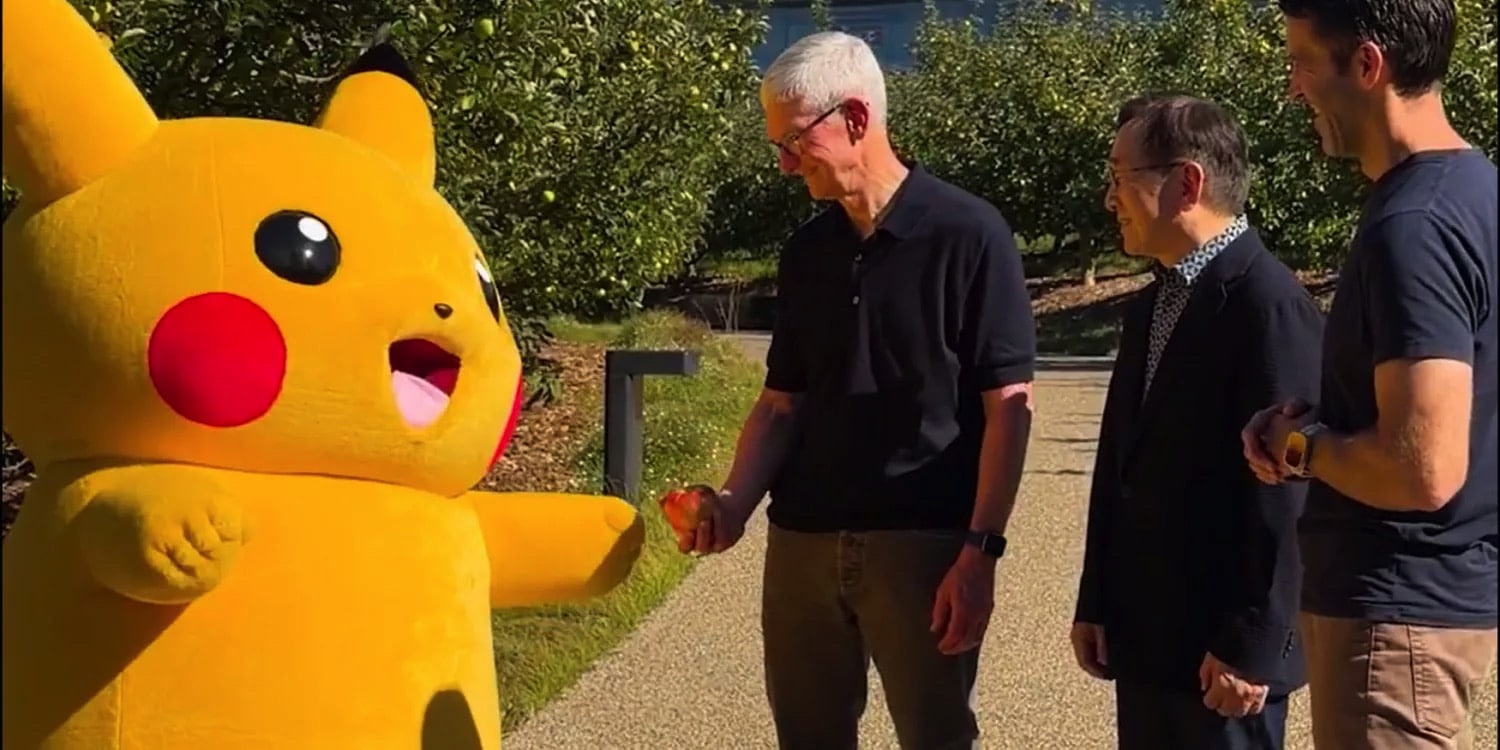 Pikachu im Apple Park
