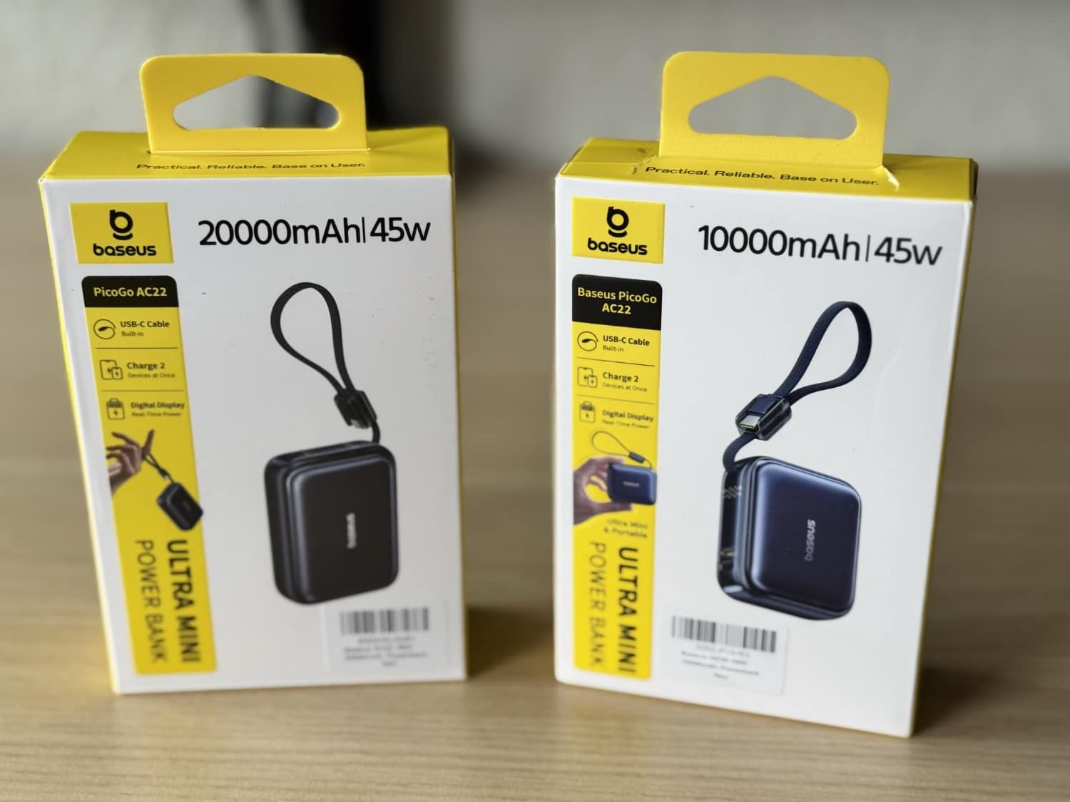 <span class="entry-title-primary">Baseus PicoGo: Zwei kompakte Powerbanks mit 10.000 und 20.000 mAh vorgestellt</span> <span class="entry-subtitle">Klein, aber mit ordentlich Akkupower</span>