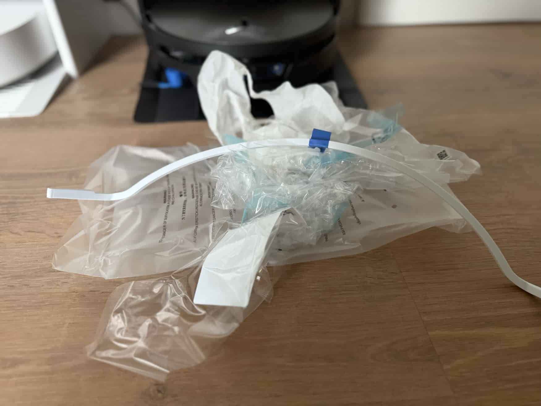 Plastikmüll der Verpackung
