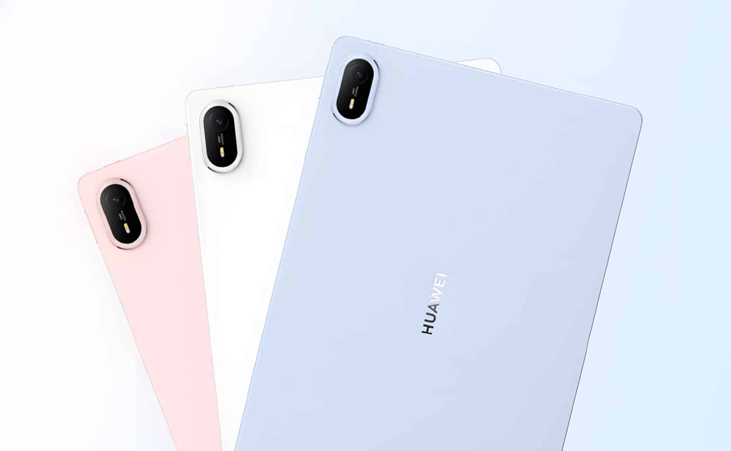 Drei Farbvarianten des Huawei MatePad Air 