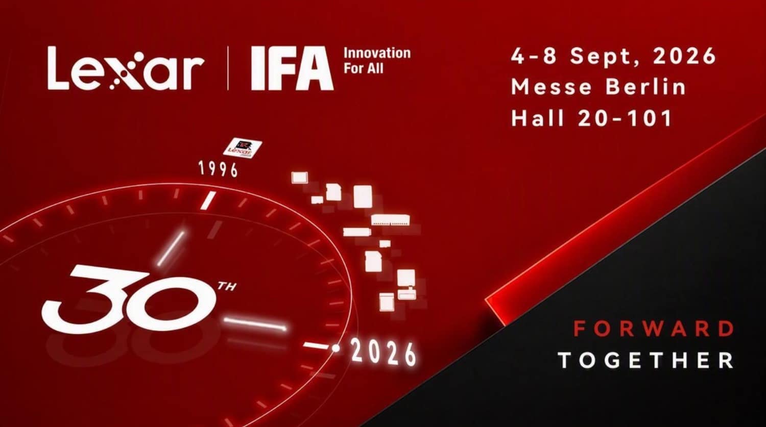 <span class="entry-title-primary">Lexar auf der IFA 2026: Lexar zeigt erstmals ultradünne Portable-SSD „Muse“</span> <span class="entry-subtitle">Gerade einmal 3,8 Millimeter dick</span>
