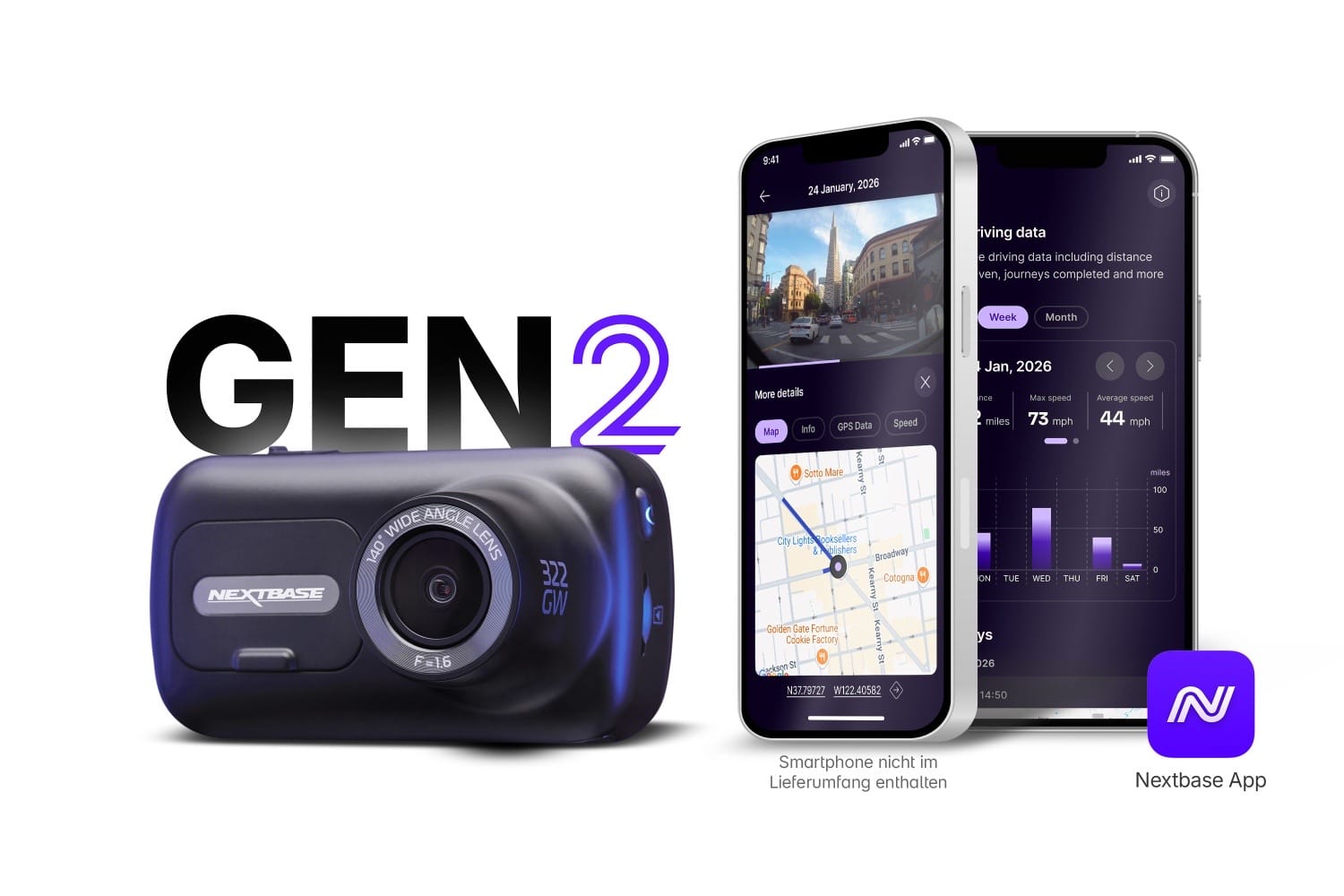 <span class="entry-title-primary">Nextbase Gen 2: Serie-2-Dashcams bekommen kostenloses Software-Upgrade</span> <span class="entry-subtitle">Mehr Schutz mit KI und Cloud</span>