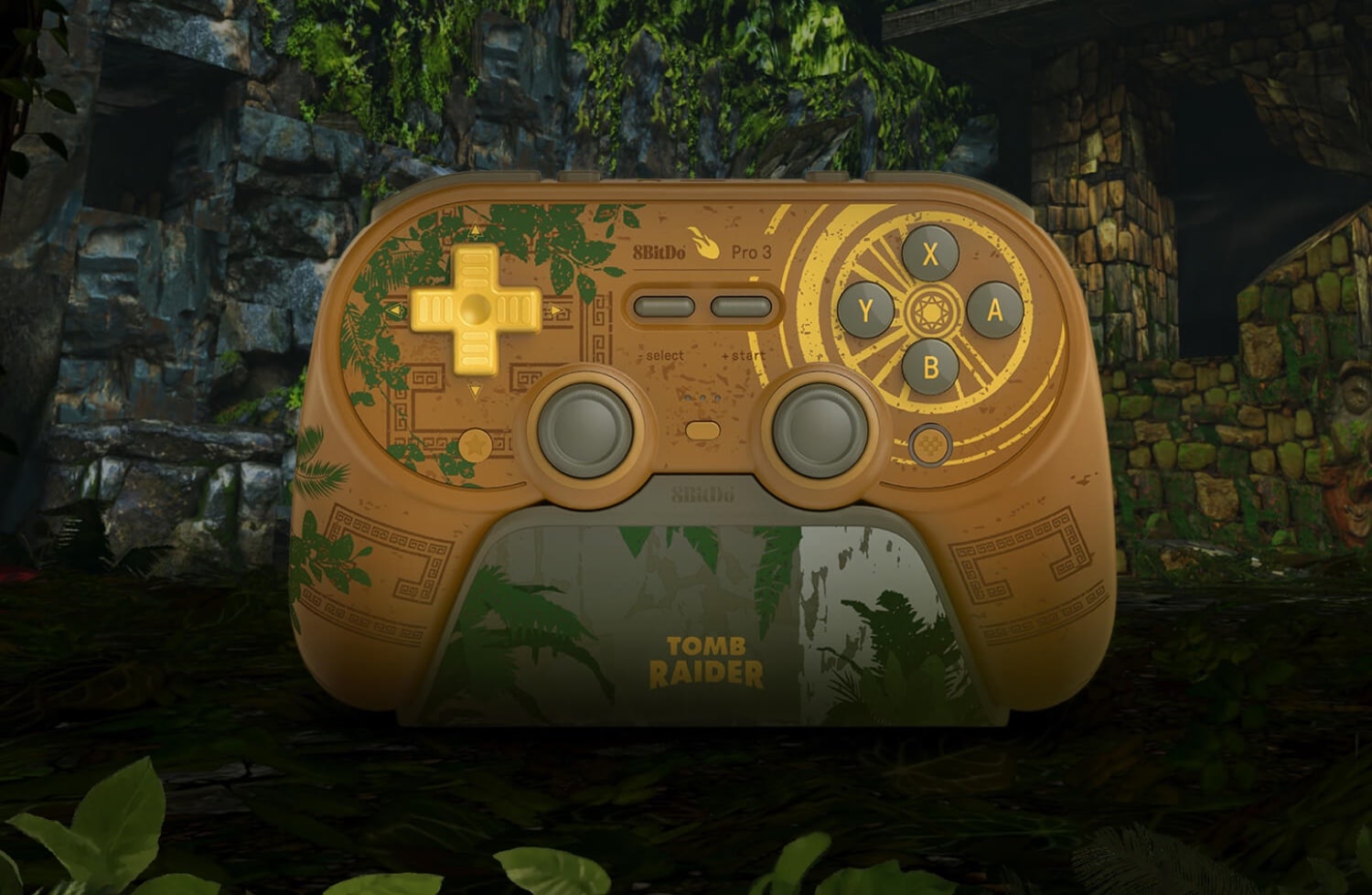 8BitDo Pro 3 Bluetooth Gamepad im Tomb Raider-Look
