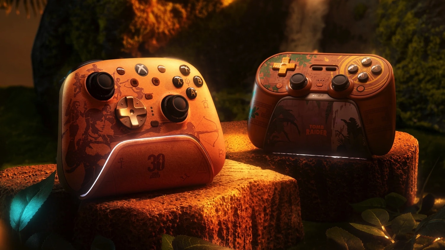 <span class="entry-title-primary">Tomb Raider wird zum Controller: 8BitDo feiert 30 Jahre Lara Croft</span> <span class="entry-subtitle">Zwei Gamepads zum Jubiläum</span>