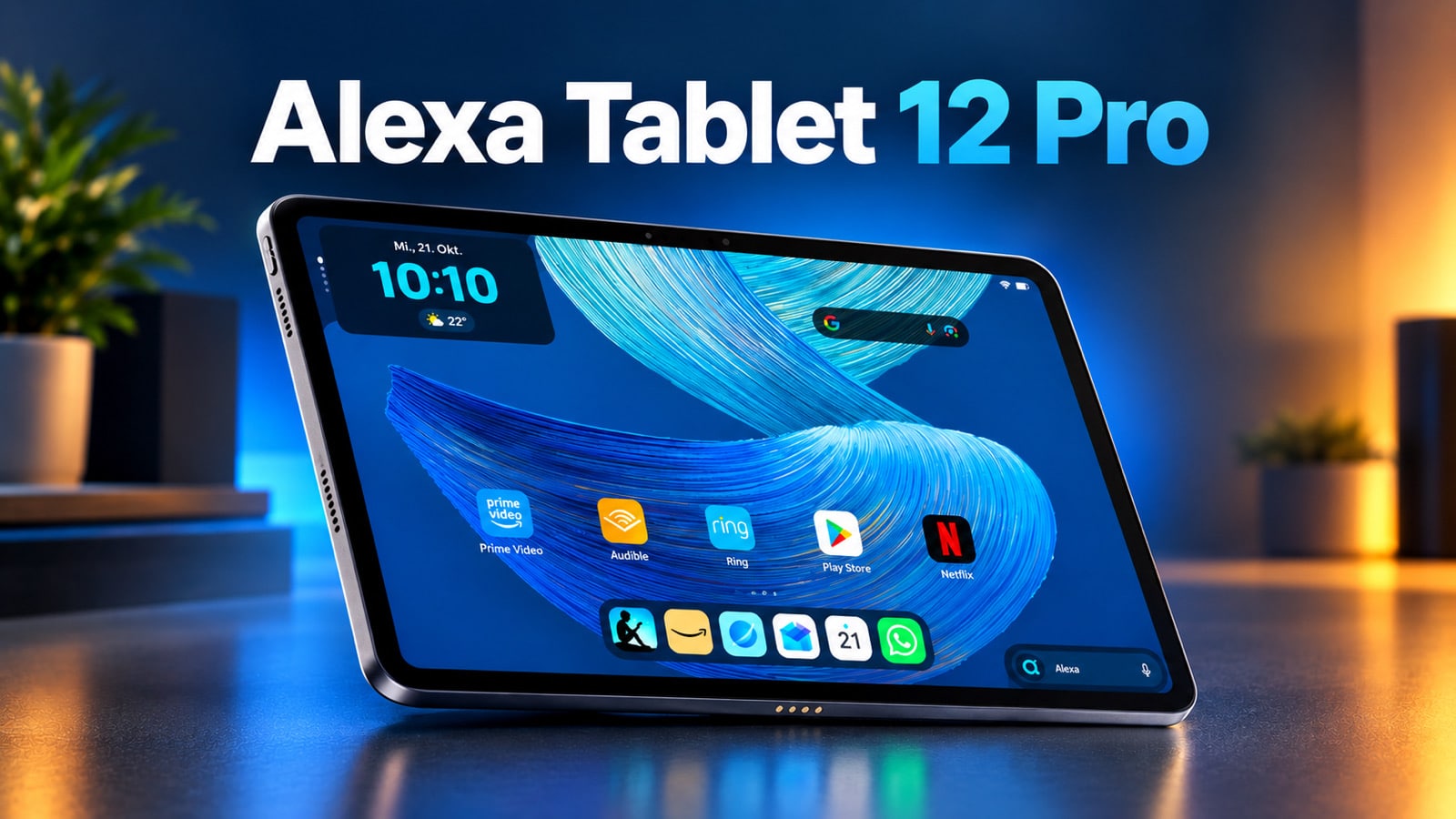 <span class="entry-title-primary">Amazon Alexa Tablet 12 Pro: Neues Flaggschiff-Modell auch mit Nanotextur-Display erhältlich</span> <span class="entry-subtitle">Das kann es</span>