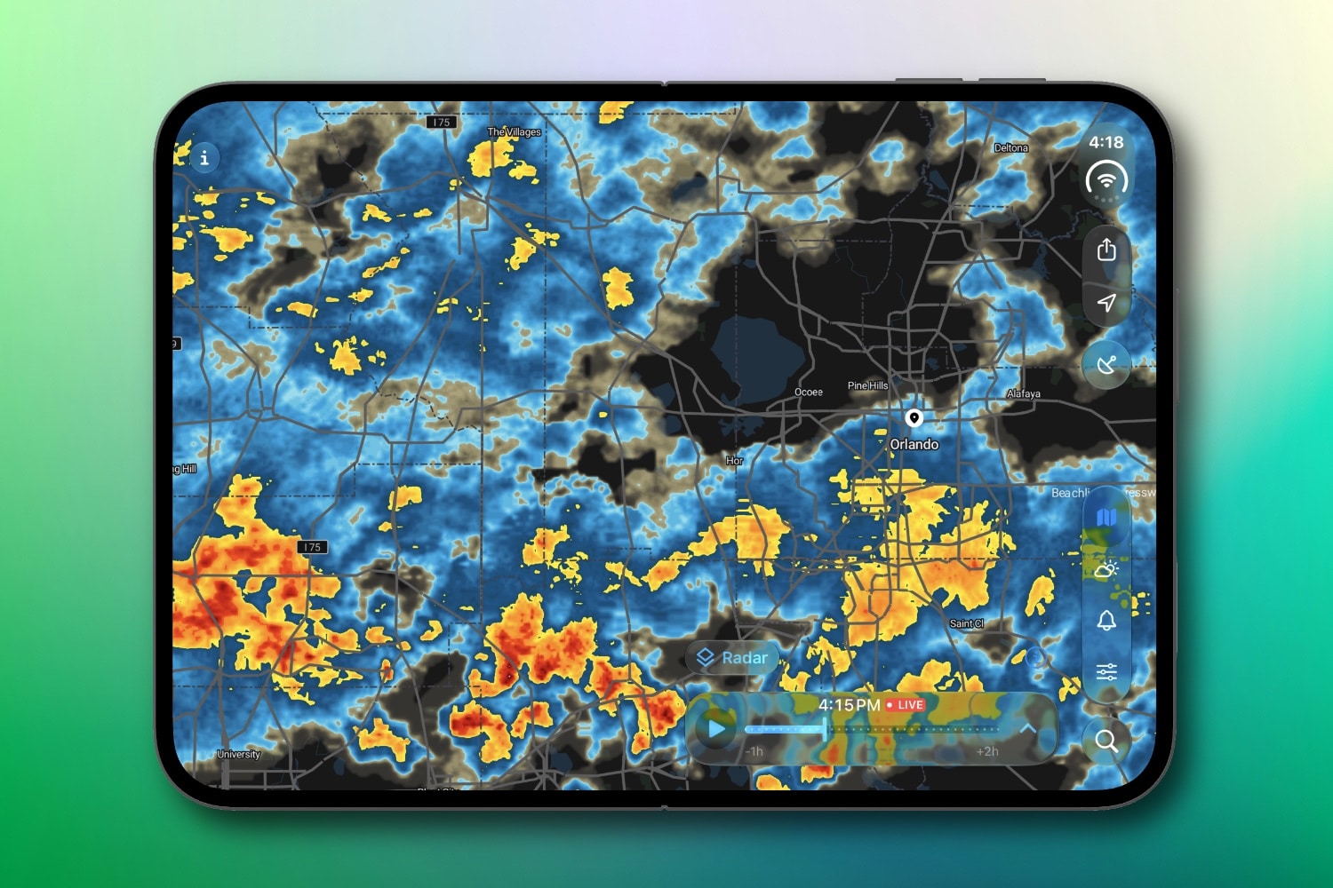 <span class="entry-title-primary">RainViewer: Wetter-App macht sich bereit für das iPhone Duo</span> <span class="entry-subtitle">Für den neuen Formfaktor entwickelt</span>