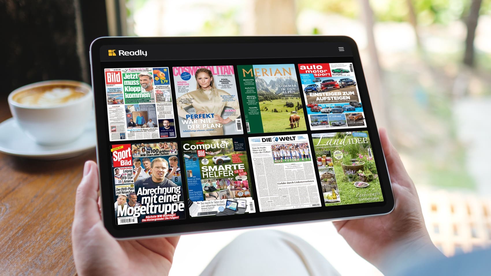 Readly-App auf dem iPad