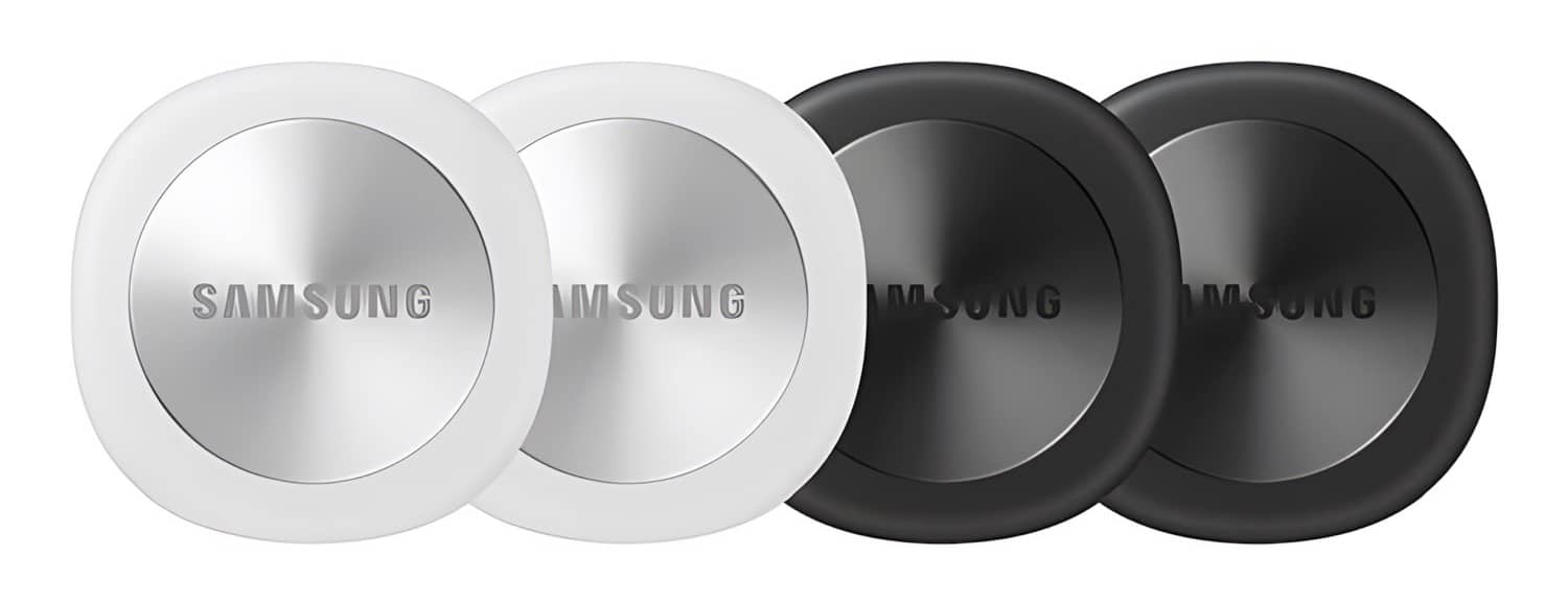 Samsung Galaxy SmartTag3 in Schwarz und Weiß